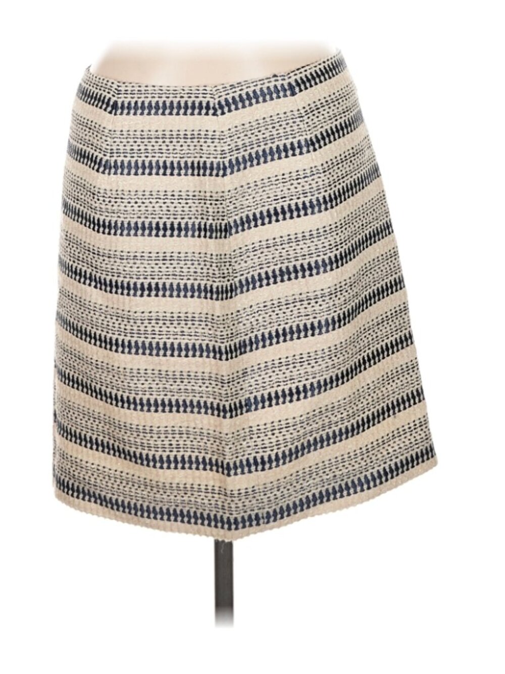 NWT Banana Republic Heritage Collection Miniskirt Cream and Navy Size 6